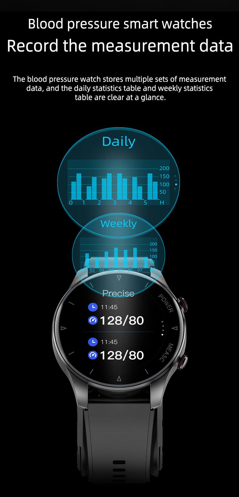 Blood Pressure Monitor Watc