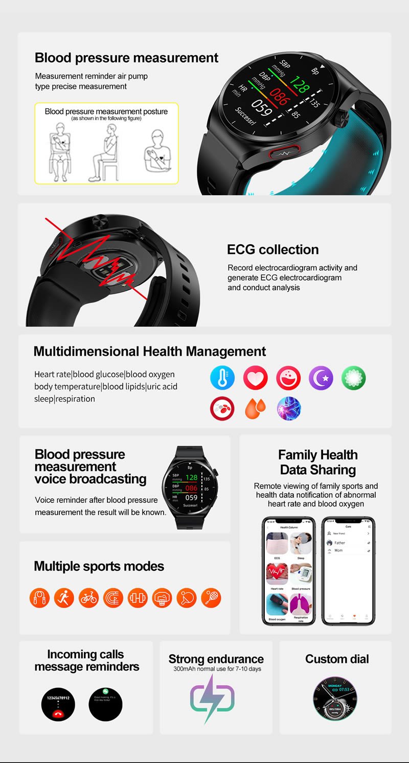 Blood Pressure Machine Watch