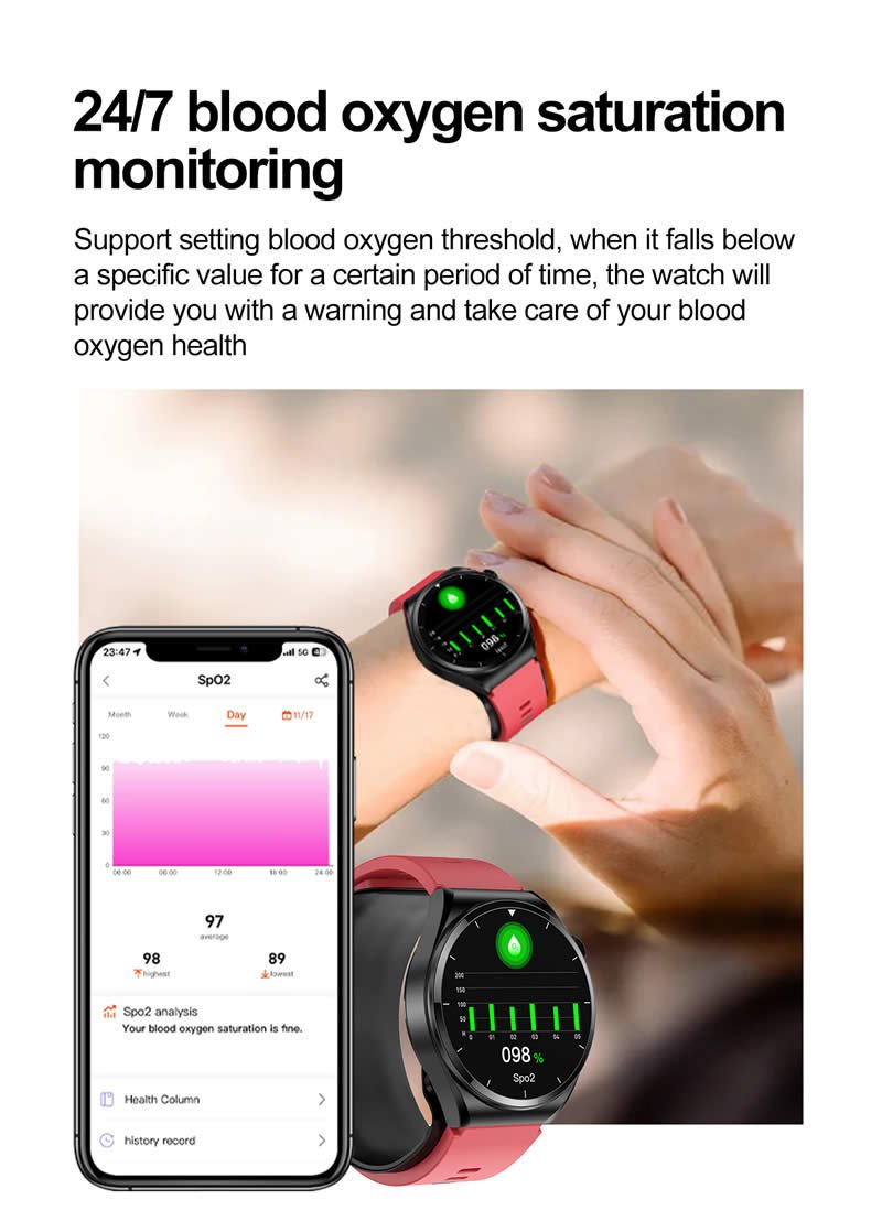 smart watch pulse oximeter