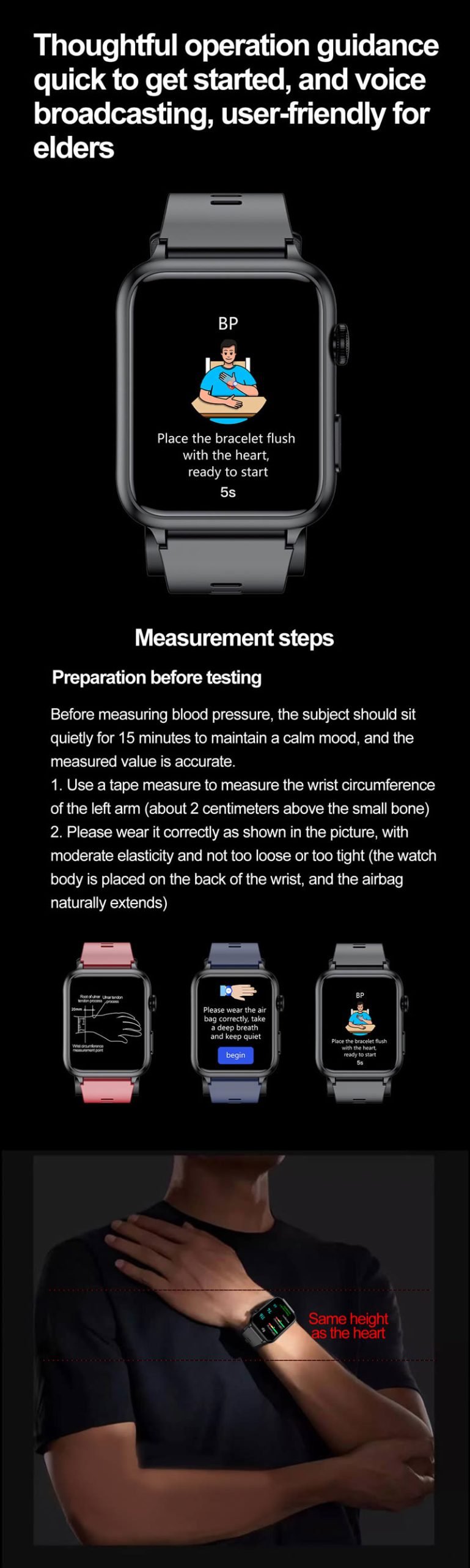 Watch Blood Pressure Measurement